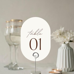 Números de Mesa Únicos, Números de Mesa para Boda, Números de Mesa Imprimibles, Señalización para Recepción, Carteles de Mesa para Boda