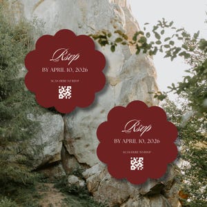 Tarjetas Rsvp Boda, Rsvp Boda, Tarjeta Rsvp Boda, Tarjeta Rsvp, Rsvp Código Qr, Rsvp Imprimible, Plantilla Tarjeta Rsvp Boda