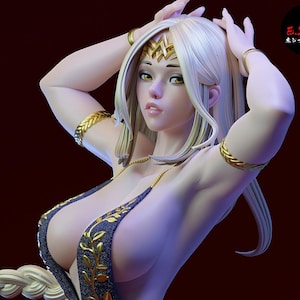 Queen M | 3D Printed Unpainted |  by E.S Monster