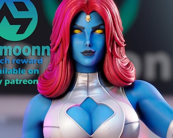 Mystique X Woman, Anime Figure 3d Printed Unpainted by [3Dmoonn]