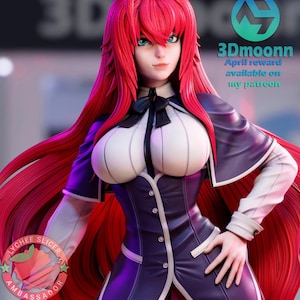 Rias Gremory DxD 3d Printed Unpainted by 3Dmoonn]