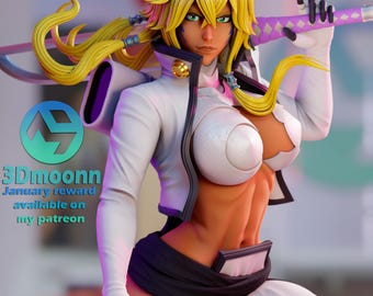 Bleach, Anime Figure 3d Printed Unpainted by [3Dmoonn]