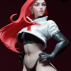 Jessie | 3D Printed Unpainted |  by E.S Monster