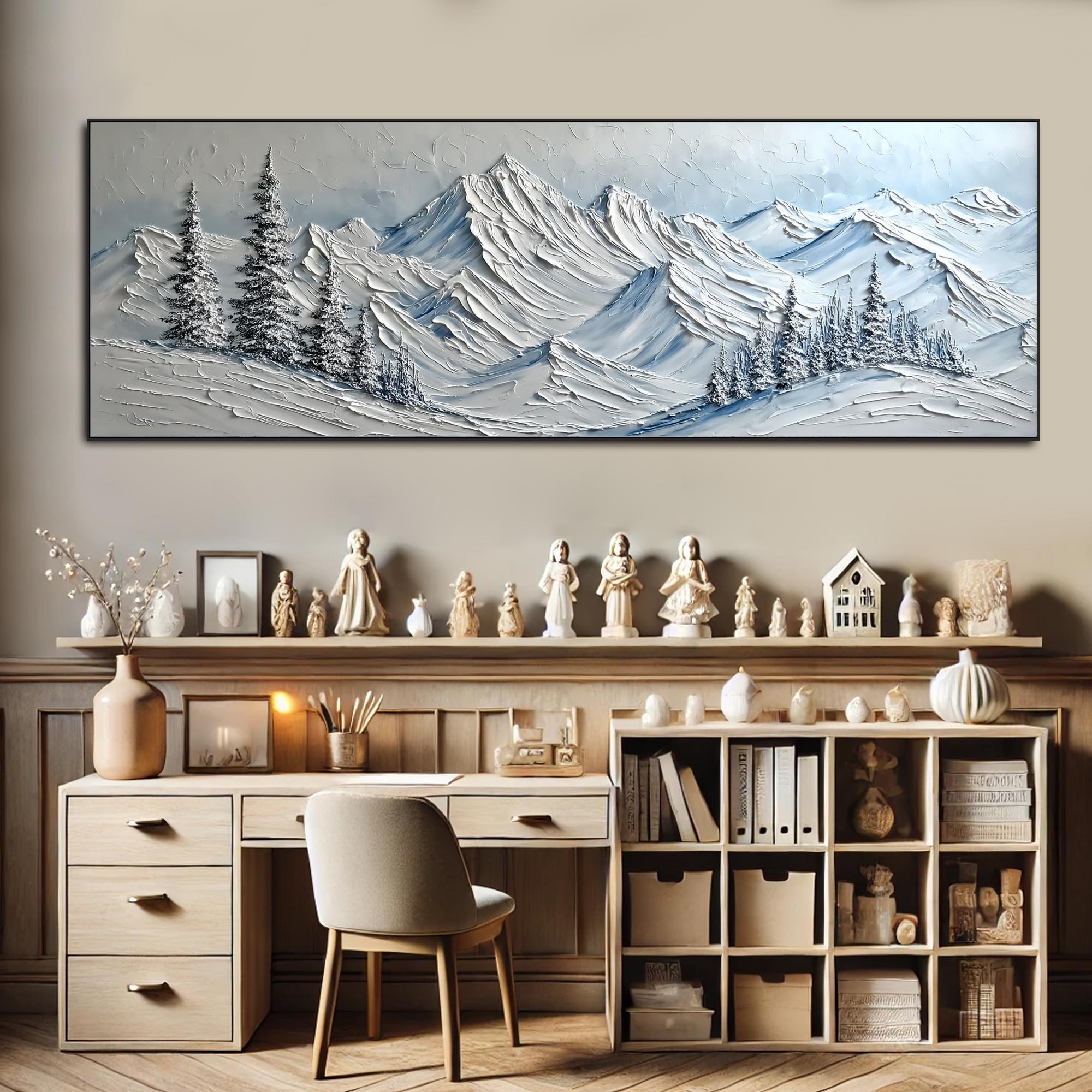 Textured Snow Mountain Oil Painting Large Alpine Landscape Wall Art Etsy textured-snow-mountain-oil-painting-large-alpine-landscape-wall-art-etsy