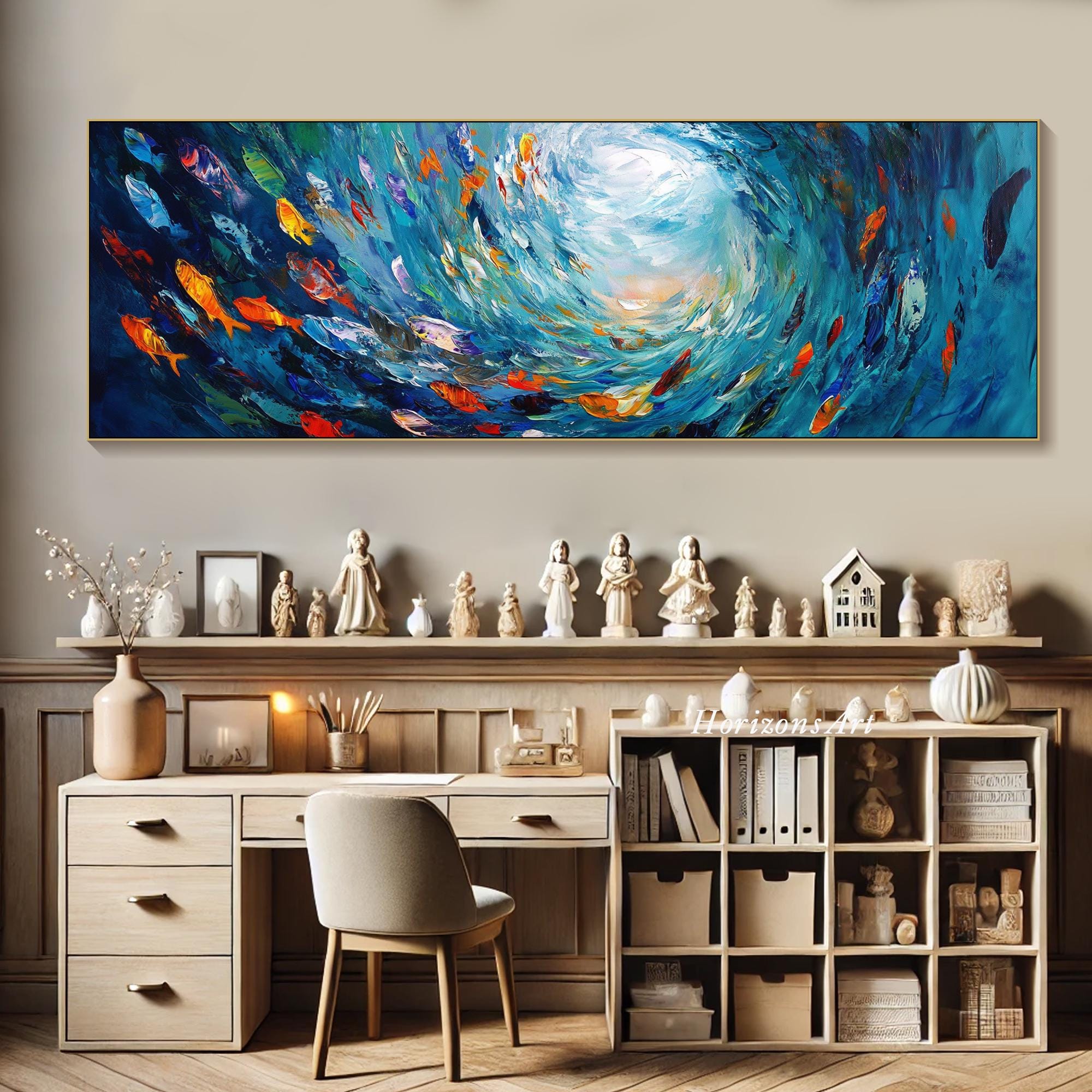 フィッシャー　海辺の人々　海辺の風景 リトグラフ 大きめ 61LgxkOWR5L._UF894,1000_QL80_.jpg