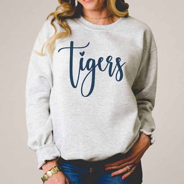 Tijgerstrui | Shirt schoolgeest | Teamtop mascotte | T-shirt tijgers | Teamkleding tijgermascotte