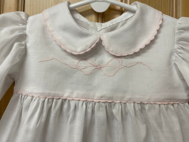 Girls Infant Drawstring Gown Etsy