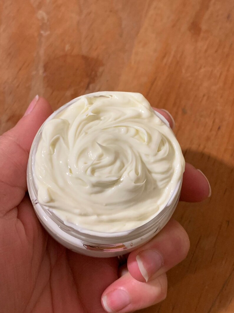 HEMP Mango Goat Milk lotion Lavender essential oil moisturizing fragrant cream travel size 2 or 8 oz whipped body butter image 1