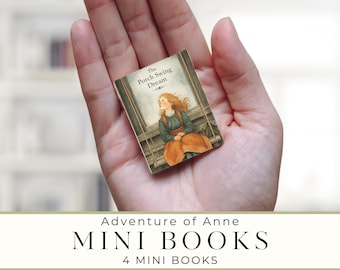 Anne of Green Gables Minibook Kit, Adventures of Anne Shirley Set of 4 Minibooks, Printable Crafting Supplies, Digital Download, 2026