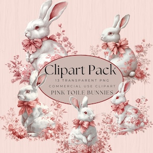 Rosa Ostern, Rosa Toile Clipart, Blaue Ostern Grafiken, Kommerzielle Nutzung Clipart, Aquarell Frühling Clipart, Bauernhaus Ostern