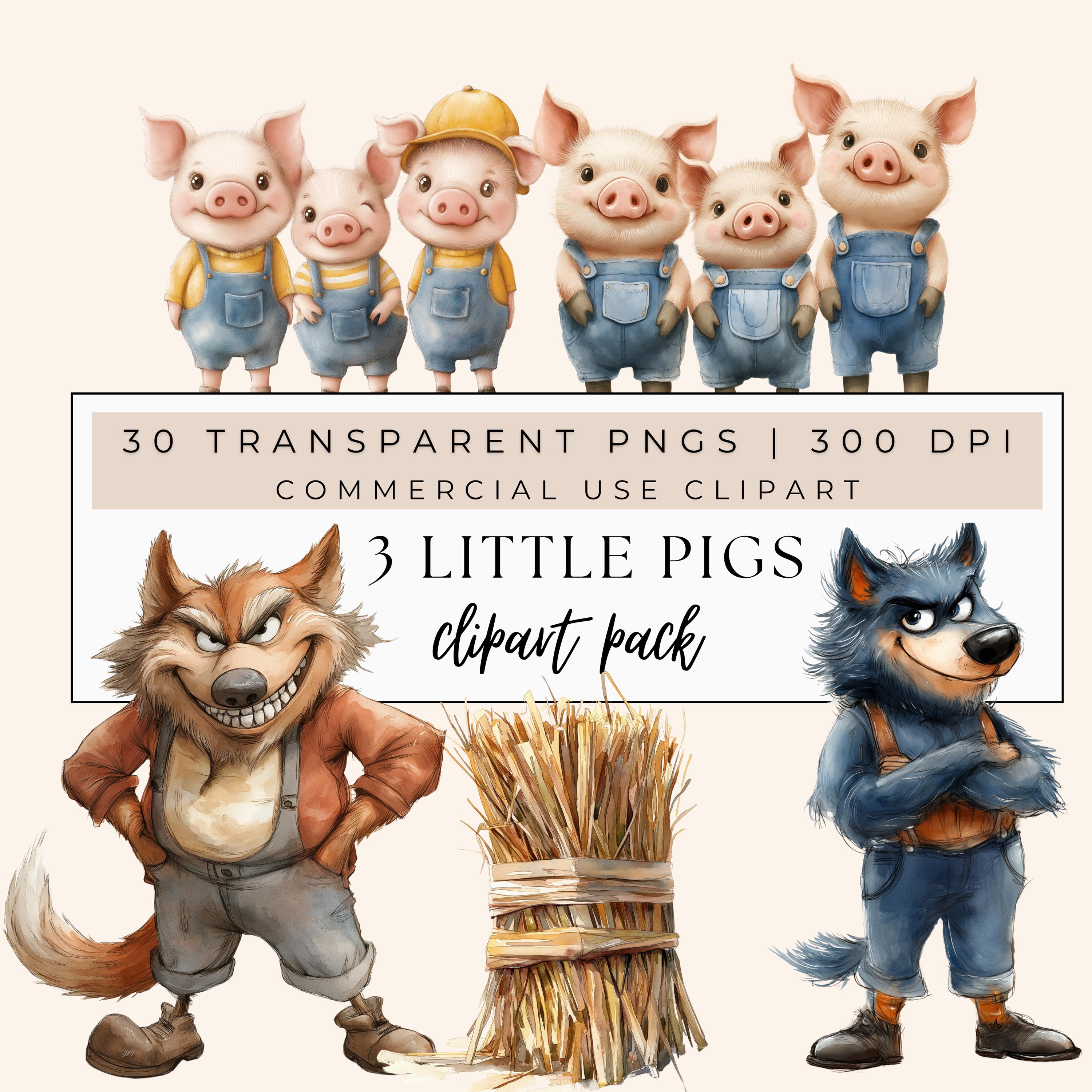 Big bad wolf art - Etsy België, image size:3000x3000