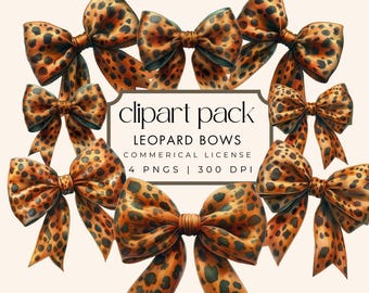 Imágenes prediseñadas de lazos de leopardo en acuarela PNG Imágenes prediseñadas de pajarita de guepardo Lazo coqueto con estampado de leopardo Imágenes prediseñadas de lazo dibujado a mano Lazo con estampado de leopardo Diseño DIY