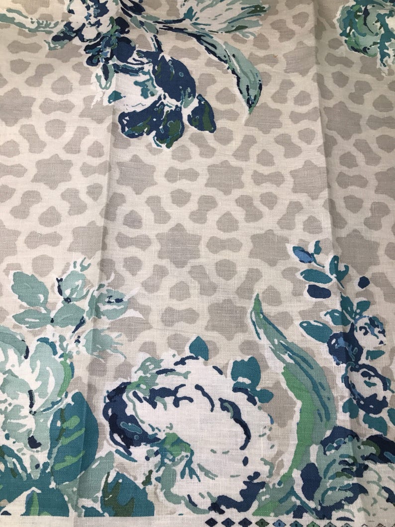 Printed Linen Fabric 1 piece only