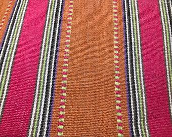 Tela de tapicería a rayas