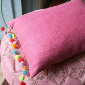 Hemp Fabric 5 Meters Roll Pink