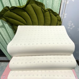 Latex Pillow , Natural Latex Pillow 100%(Product of Thailand) Good Quality,Contour Type