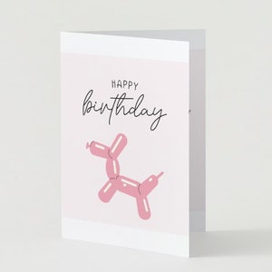 Simplistic Birthday Card (Pink)