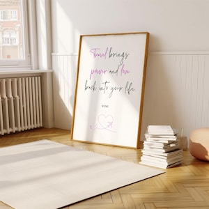 Rumi Zitat Digitaldruck, Inspirierendes Zitat, Wandkunst, Druckbares Dekor, Motivationszitat, Reisezitat