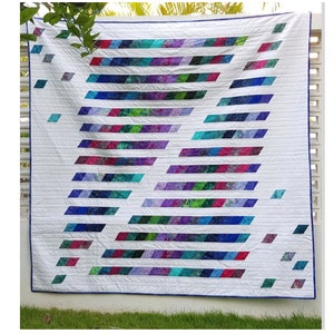 Modern Lines Quilt Pattern- Digital Download