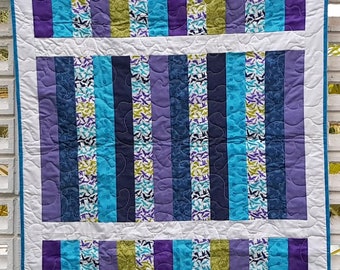 Rainbow Jelly Roll Quilt Pattern- Easy - Etsy