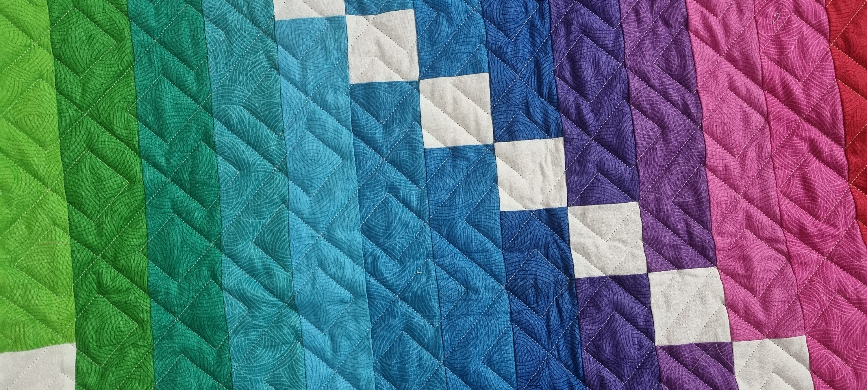 Rainbow Jelly Roll Quilt Pattern- Easy - Etsy