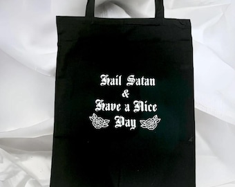 Hail Satan Tote Bag