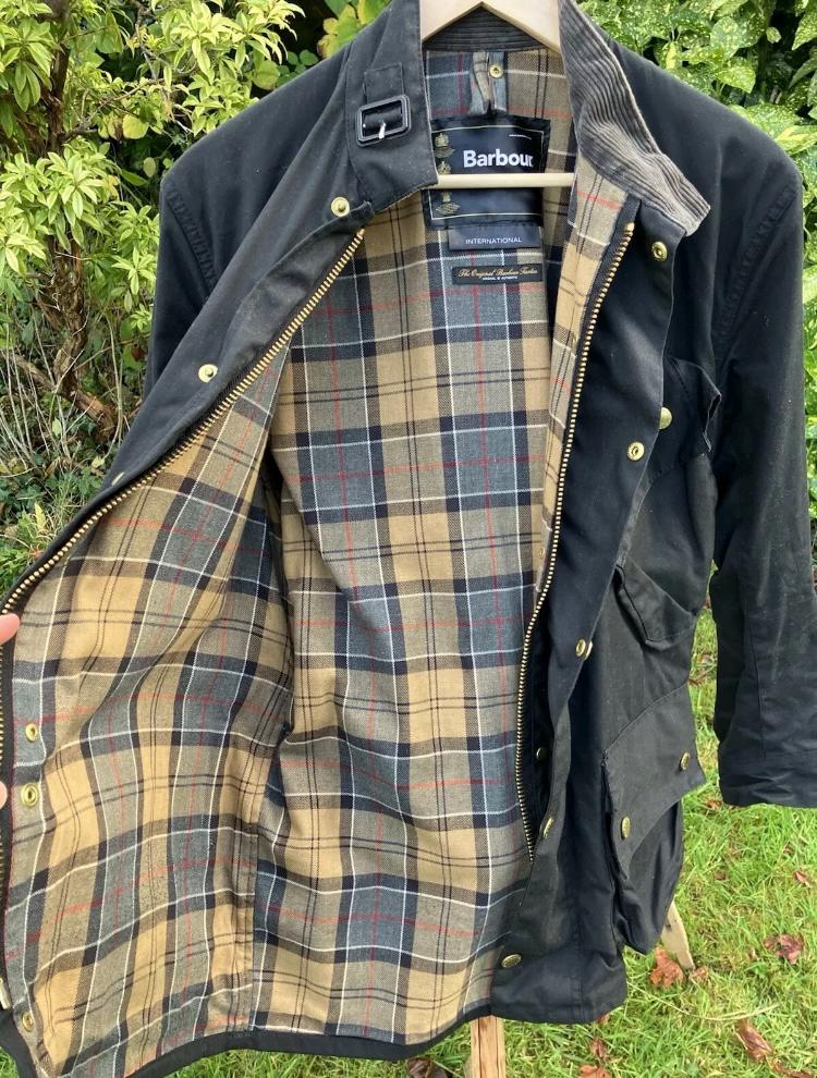 Barbour International A7 Jacket Mens, Black (size C36) - Etsy