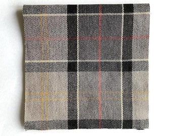 Tartan Repair Material (Modern Tartan Pattern) 12 X 25cm