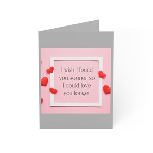 Romantisches Grußkarten Set, Liebesnotizen für Jahrestag, Valentinstag, Geburtstage, Freundschaft, Ermutigung