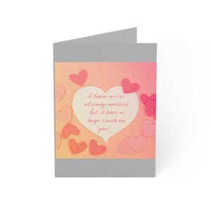 Romantische Grußkarten für Liebesbriefe, Valentinstag, Jubiläumswünsche, niedliches Herzdesign, Set mit 1, 10, 30 oder 50 Stück