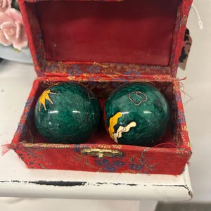 Vintage Chinese Baoding Stress Balls