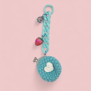 Handmade Bag Charm Cute Unique Birthday Gift, Designer Handbag Charm, Accessory for Fashionista, Unique Purse Charm, Designer Handbag Gift