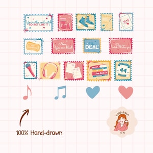 Off Campus Clipart, Postage College Romance Bookish Stamps, Sports Romance Elements, Hockey Romance Aesthetic, Booktok Romance Graphics PNG