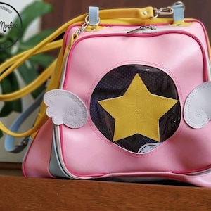 Sac maxi Sakura Card Captor, 3 en 1, sac, sac à dos, bandoulière, sac polyvalent, grand sac, sac maman, sac maternel, sac à langer