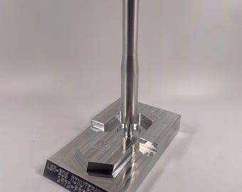 CNC Machined Aluminum Miniature Minuteman 3 Missile LGM-30G ICBM + Silo 1:134