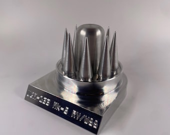 CNC Machined Aluminum Miniature Trident Missile Warhead UGM-133 SLBM 1:45 Scale