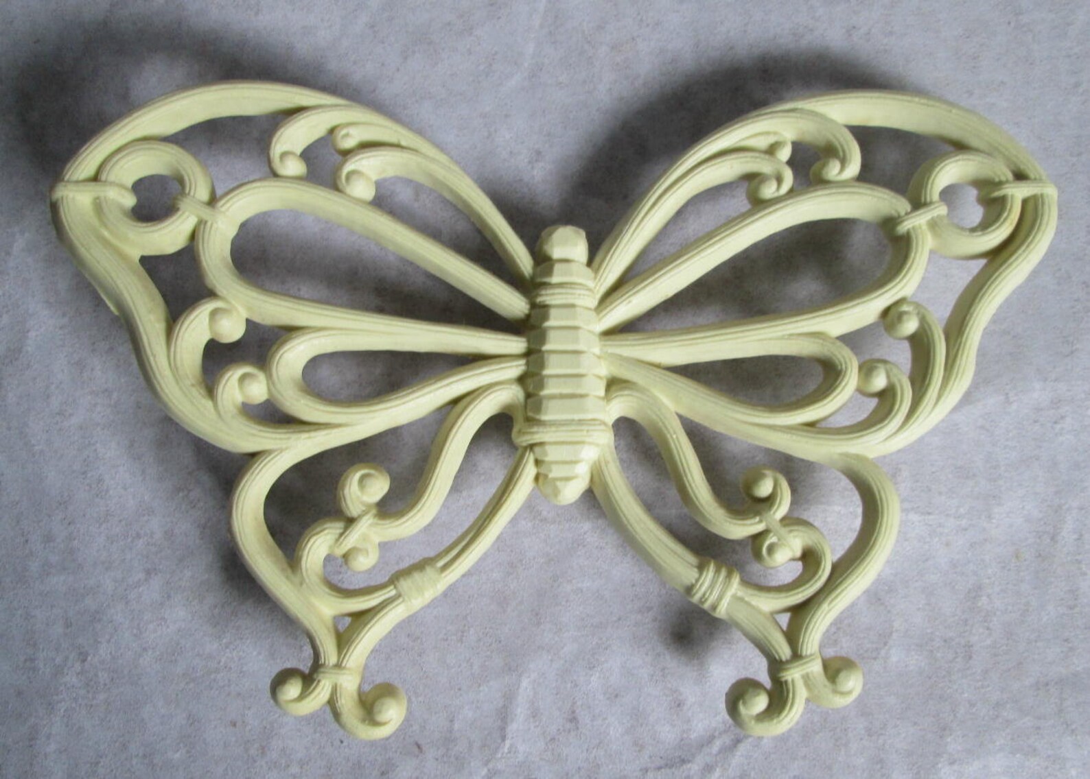 Vintage Wall Decor Rattan Butterfly Pair Butterflies Set of 2 Etsy UK