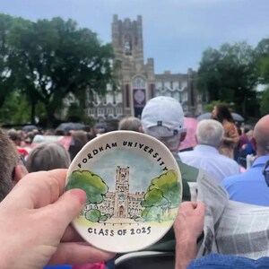 Personalized Graduation Gifts College Graduation Ring Dish: Handmade Clay Keepsake image 2
