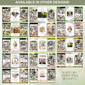 Editable Canva Template of Funeral Program