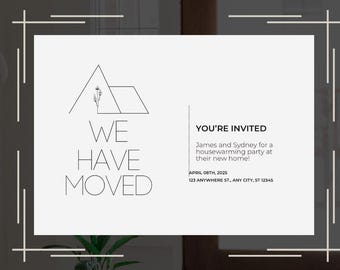 Digital Housewarming Invitation Template - Etsy