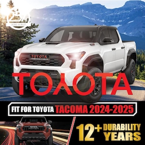 Super Cast SC900 Vinyl Decals Precut  fit for TOYOTA TACOMA TRD Pro Front Grille Letters Overlay Sticker Compatible 2024 - 2025