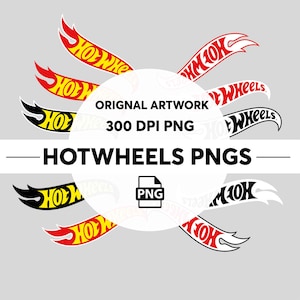Hotweels PNG SVG Cars Logo Clipart | Digital Download