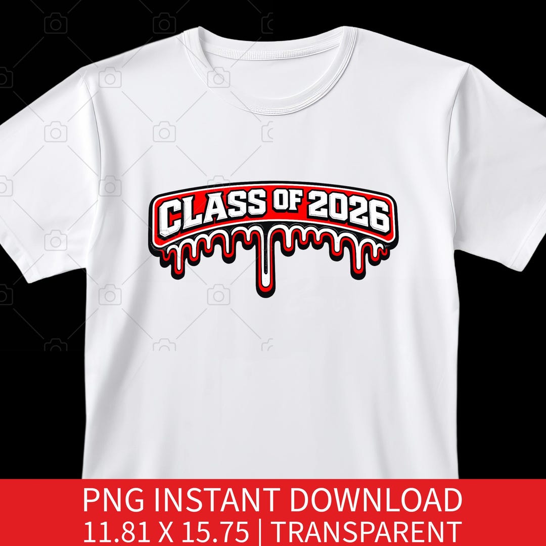 Class of 2026 Grad PNG | Senior 2026 Drip Design | Graduation Cap Drip ...