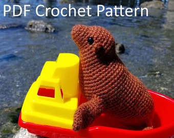 Sea Lion Amigurumi Crochet Pattern PDF