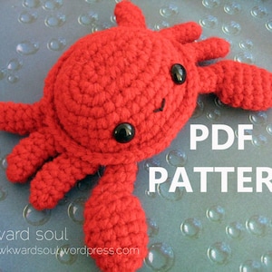 Crab Amigurumi Crochet Pattern PDF