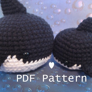 Orca - Killer Whale Amigurumi Crochet Pattern