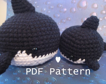 Orca - Killer Whale Amigurumi Crochet Pattern