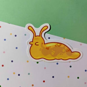 Banana Slug Vinyl Sticker