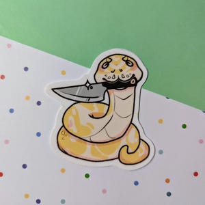 Pegatina de vinilo de serpiente