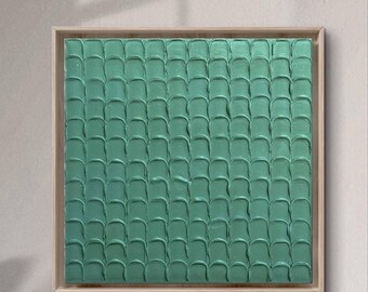 Texturkunst Grün | | 30,1 x 30,1 cm | Bögen